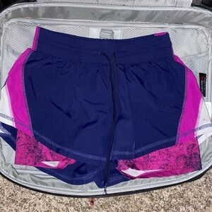 Champion Blue and Pink Athletic Shorts Lightweight Breathable Design